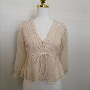 Elegant Cream Blouse